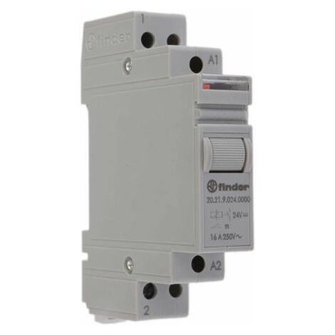 Finder 20 Relais de puissance 1NO, bobine 24V c.c. Rail DIN ( Prix pour 1 )