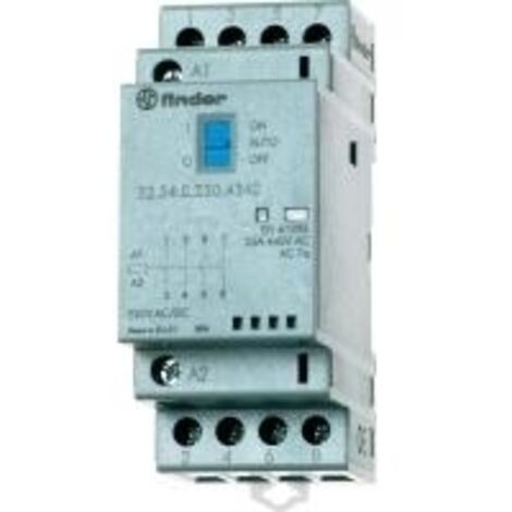 Finder 22.34.0.048.4720 Contattore 3 NA, 1 NC 48 V/DC, 48 V/AC 25 A 1 pz.