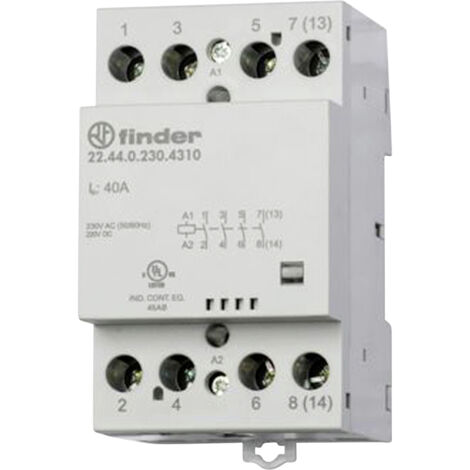Finder 22.44.0.230.4410 Installationsschütz  4 Öffner  440 V/AC     1 St.