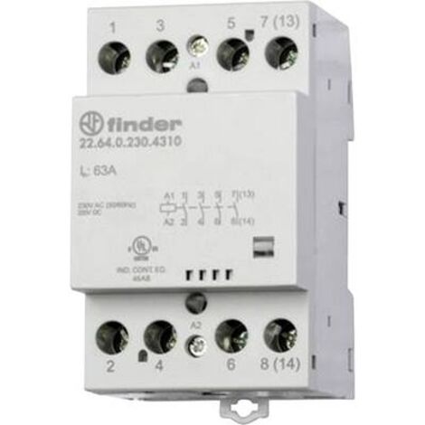 Finder 22.44.0.230.4717 Installationsschütz 3 Schließer, 1 Öffner 230 V/AC, 240 V/AC 1 St.