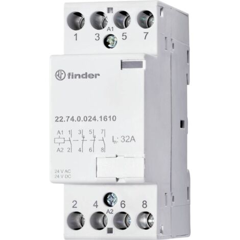 Finder 22.74.0.230.1310 Contattore d'installazione 4 NA 230 V 1 pz.