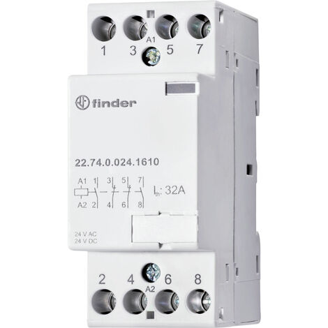 Finder 22.74.0.230.1310 Installationsschütz  4 Schließer  230 V     1 St.