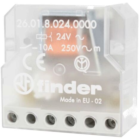 Finder 24v relé interruptor de pulso 26018024