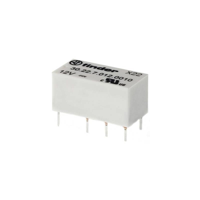 Relais pour circuits imprimés Finder 30.22.9.012.0000 12 v/dc 1.25 a 2 inverseurs (rt) 1 pc(s)