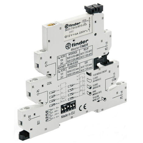 Finder 39.81.0.024.0060 Koppelrelais 24 V/DC, 24 V/AC 6 A 1 Wechsler  1 St.