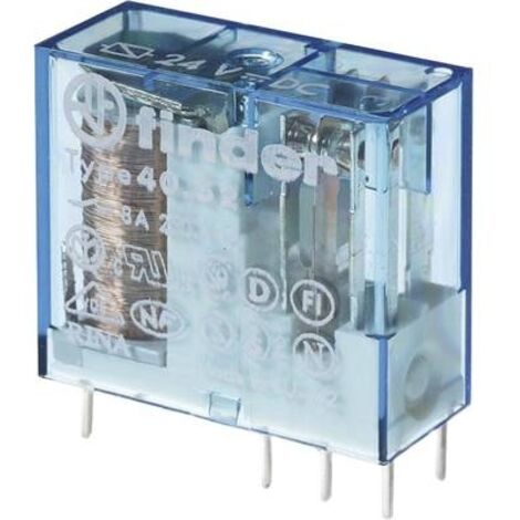 Finder 40.52.9.024.0001 Relais pour circuits imprimés 24 V/DC 8 A 2 inverseurs (RT) 1 pc(s) C155541