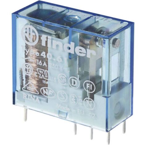 Finder 40.61.7.024.4300 Relè per PCB 24 V/DC 16 A 1 NA 1 pz.