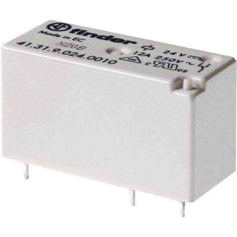 Finder 41.31.9.024.0000 Relè per PCB 24 V/DC 12 A 1 scambio 1 pz.