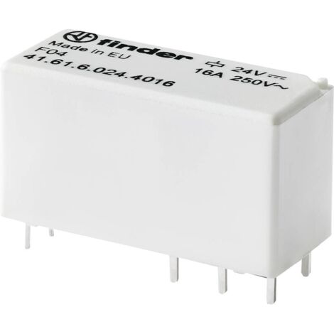 Finder 41.61.6.005.4016 Relè per PCB 5 V/DC 16 A 1 scambio 1 pz.