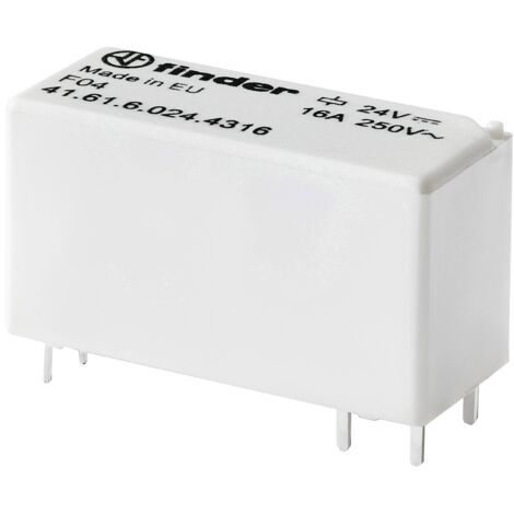Finder 41.61.6.012.4316 Relais pour circuits imprimés 12 V/DC 16 A 1 NO (T) 1 pc(s) W908031
