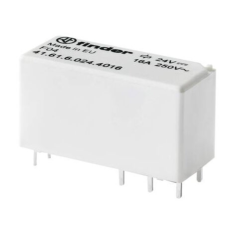 FINDER 41.61.6.024.4016 RELAIS POUR CIRCUITS IMPRIMÉS 24 V/DC 16 A 1 INVERSEUR (RT) 1 PC(S)