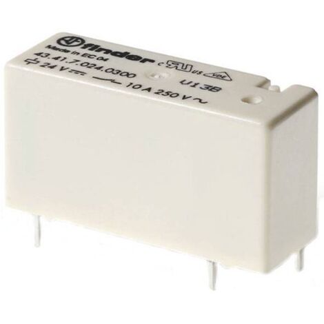 Finder 43.41.7.048.0001 Relais pour circuits imprimés 48 V/DC 10 A 1 inverseur (RT) 1 pc(s) V519933