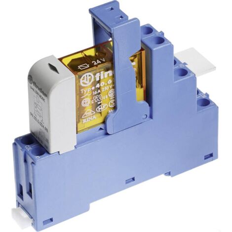 Finder 48.61.8.230.4060 Modulo relè Tensione nom.: 230 V/AC Corrente di commut. max.: 16 A 1 scambio 1 pz.