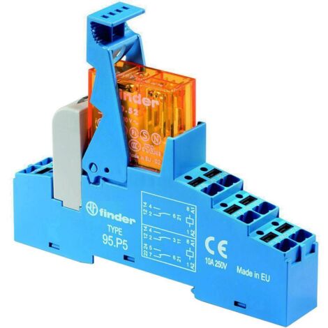 Finder 48.P5.7.012.0050 Module relais Tension nominale: 12 V/DC Courant de commutation (max.): 8 A 2
