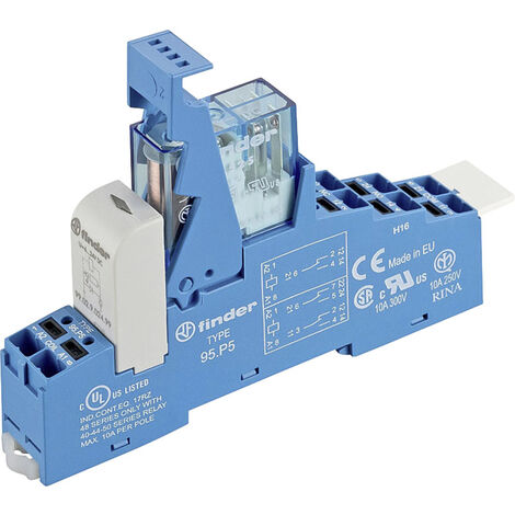 Finder 48.P5.7.024.5050 Relaisbaustein Nennspannung: 250 V/AC Schaltstrom (max.): 15 A 2 Wechsler  1
