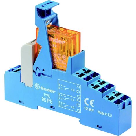 Finder 48.P5.8.230.5060 Relè di accoppiamento 230 V/AC 8 A 2 scambi 1 pz.