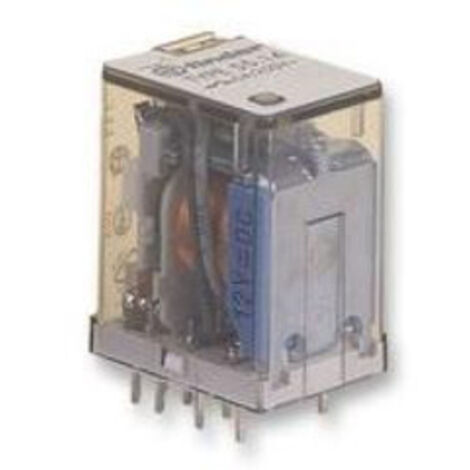 Finder 55 Series Relais de puissance 4 RT, bobine 12V c.c. Montage sur CI 1W ( Prix pour 1 )