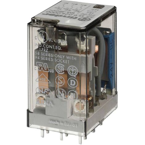 Finder 55.13.8.230.0000 Relais enfichable 230 V/AC 10 A 3 inverseurs (RT) 1 pc(s) Q088272