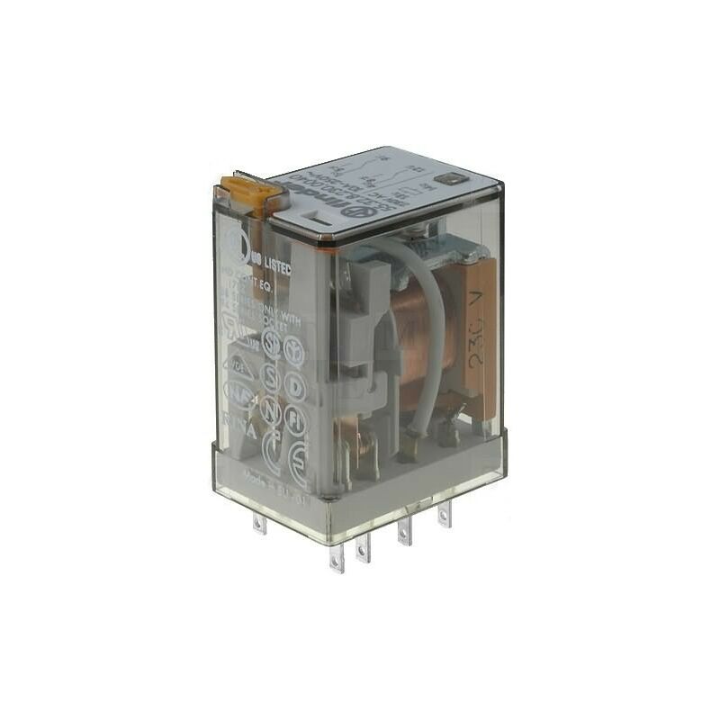 

RELE FINDER 230Vac 2Ctos Conmutados 10A/250Vac