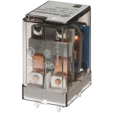 Finder 56 Series Relais de puissance 2 RT, bobine 12V c.c. Montage sur CI 1W ( Prix pour 1 )