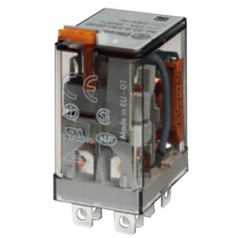Finder 56.32.8.230.0040 Relè ad innesto 230 V/AC 12 A 2 scambi 1 pz.