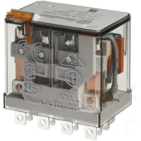 Finder 56.34.8.110.0040 Steckrelais 110 V/AC 12 A 4 Wechsler 1 St.