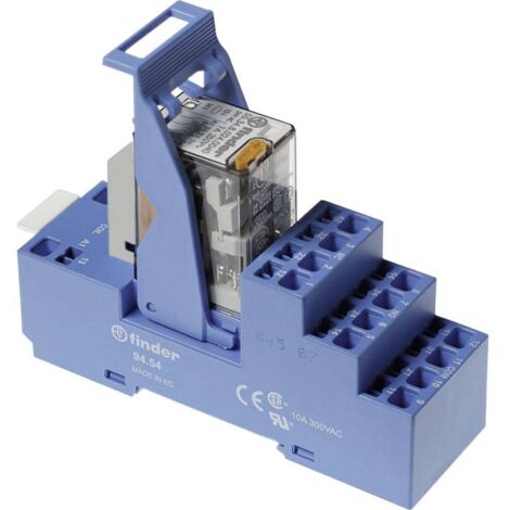 Finder 58.54.9.012.0050 Module relais Tension nominale: 12 V/DC Courant de commutation (max.): 7 A 4 inverseurs (RT) 1 pc(s) A944451