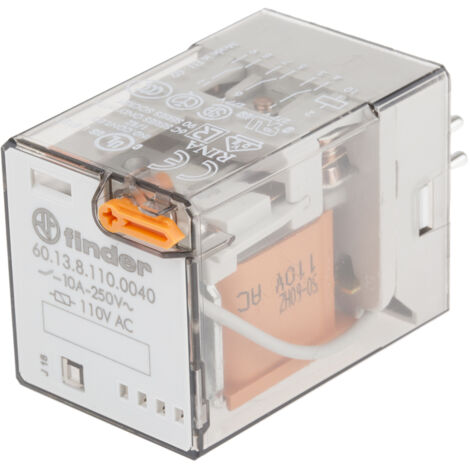 Finder 60 Series Relais de puissance 3 RT, bobine 110V c.a. Enfichable 1.3W ( Prix pour 1 )