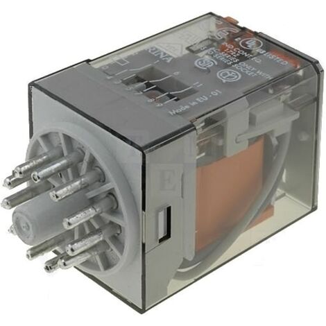 Finder 60.13.8.230.5054 Relè ad innesto 230 V/AC 10 A 3 scambi 1 pz.