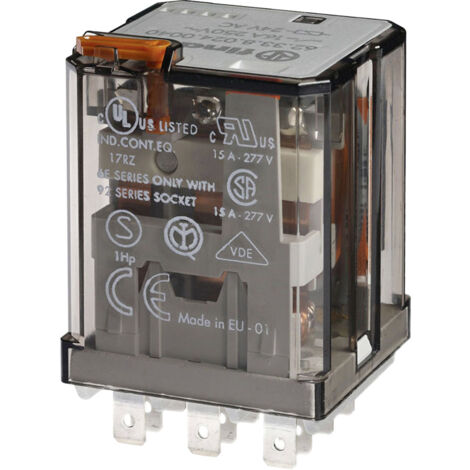 Finder 62.33.9.024.4040 Steckrelais 24 V/DC 16 A 3 Wechsler 1 St.