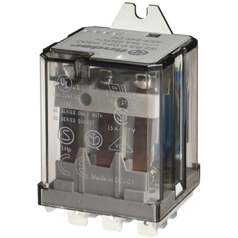 Finder 62.83.8.230.4009 Relais enfichable 230 V/AC 16 A 3 inverseurs (RT) 1 pc(s) V519503