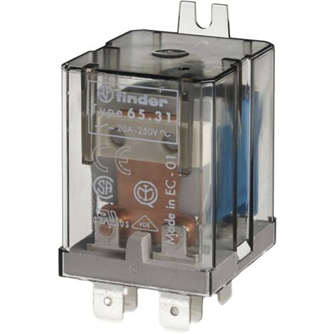 Finder 65.31.8.230.4000 Relè ad innesto 230 V/AC 20 A 1 NA, 1 NC 1 pz.