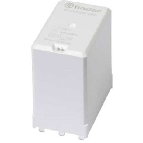 Finder 67.23.9.024.4300 Relè per PCB 24 V/DC 50 A 3 NA 1 pz.