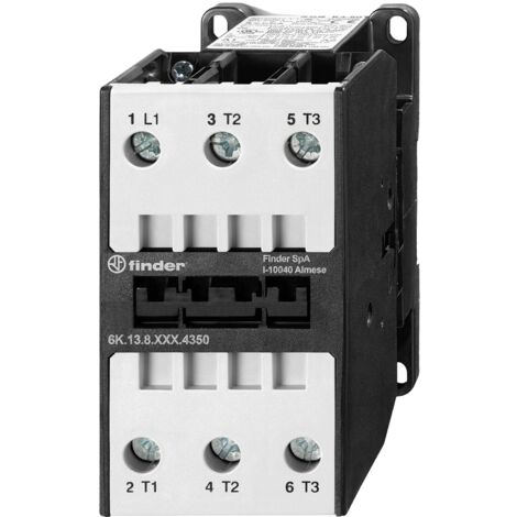 Finder 6K.13.8.024.4350 Relais industriel 3 NO (T) 22 kW 24 V/AC 50 A 1 pc(s) A909453