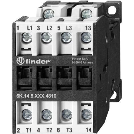 Finder 6K.14.8.230.4718 Relais industriel 3 NO (T), 1 NF (R) 7.5 kW 230 V/AC 18 A 1 pc(s) A909693