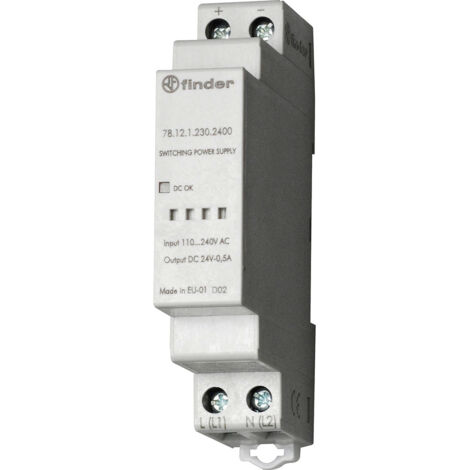 Finder 78.12.1.230.2402 Schaltnetzteil 0.63 A 12 W Anzahl Ausgänge:1 x Inhalt 1 St.
