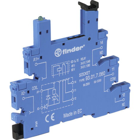 Finder 93.01.7.024.0 Relaissockel (L x B x H) 75.6 x 6.2 x 87.9 mm 1 St.