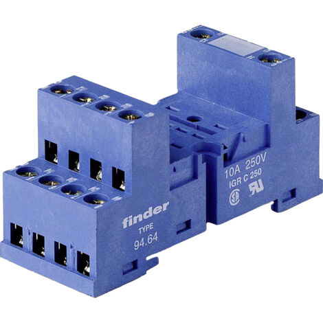 Finder 94.64 Relaissockel    (L x B x H) 28 x 27 x 71 mm  1 St.