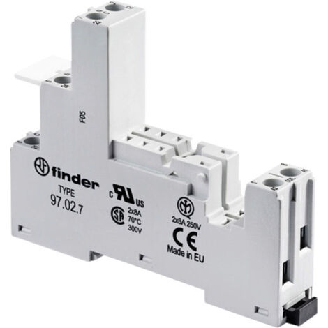 Finder 97.02.7 Relaissockel    (L x B x H) 64.9 x 15.8 x 82.9 mm  1 St.
