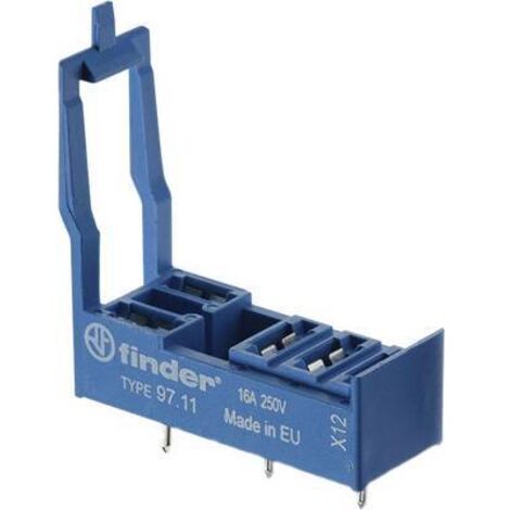 Finder 97.11 Support relais (L x l x H) 38.6 x 12.4 x 33 mm 1 pc(s) Y521343