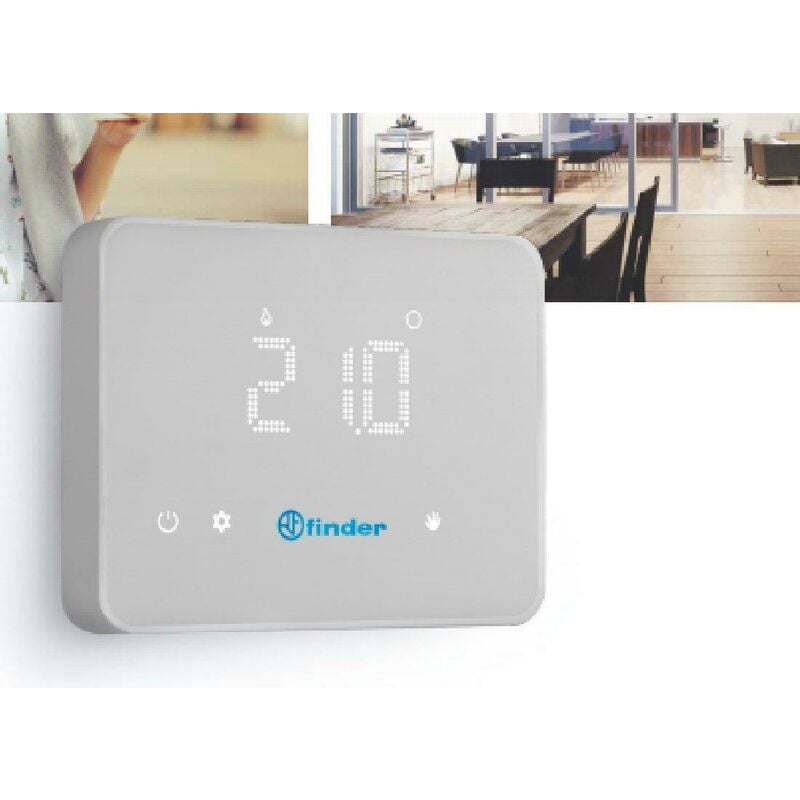 Finder - cronotermostato bliss wi-fi gestione tramite app 1c9190030w07