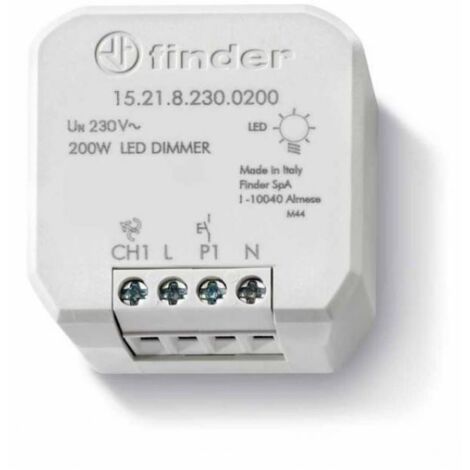 Finder dimmer elettronico a incasso 230v 152182300200