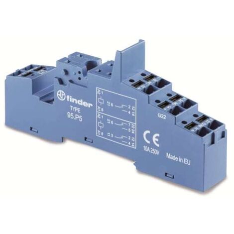 Finder FASSUNG PUSH-IN ANSCHL. BLAU (95.P5)