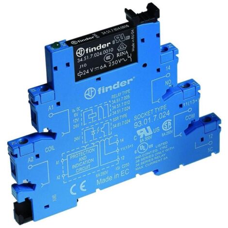 Finder Koppelrelais 6,2mm 1W 24V DC 38.51.7.024.0050
