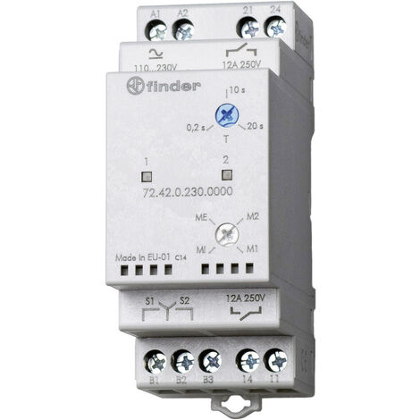 Finder Pumpen-Umschaltrelais 240 V/AC, 240 V/DC 1 Schließer, 1 Schließer 1 St. 72.42.0.230.0000