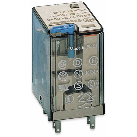 Finder Rel. Verssp. 24VDC 2W 10A f.Fas. 94.04/84/44 55.32.9.024.0040