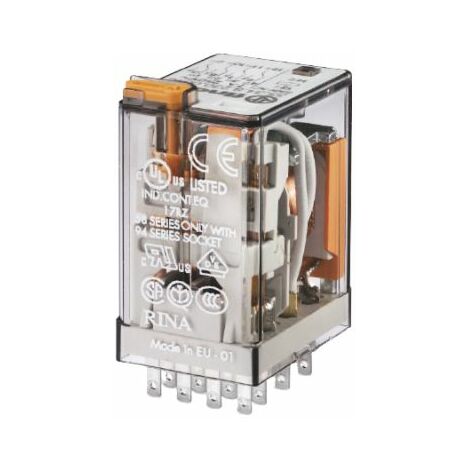 Finder Relais 4 RT, bobine 24V c.c. Enfichable 1W ( Prix pour 1 )