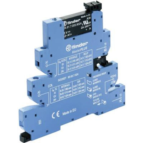 FINDER RELAIS À SEMI-CONDUCTEURS 39.30.7.024.8240 2 A TENSION DE CONTACT (MAX.): 230 V/AC 1 PC(S)