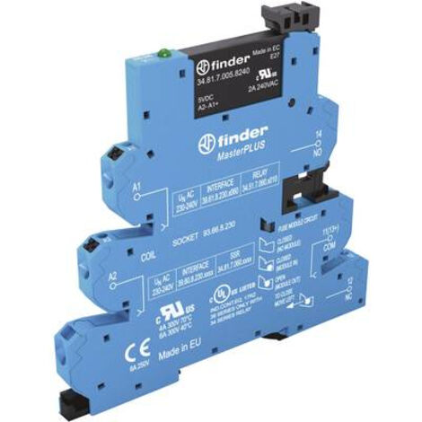 FINDER RELAIS À SEMI-CONDUCTEURS 39.60.0.024.9024 2 A TENSION DE CONTACT (MAX.): 24 V/DC 1 PC(S)