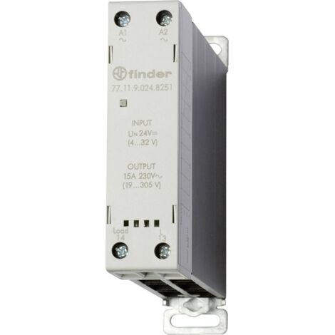 Finder Relais à semi-conducteurs 77.11.9.024.8251 15 A Tension de contact (max.): 305 V/AC à commutation instantanée 1 pc(s) A943751